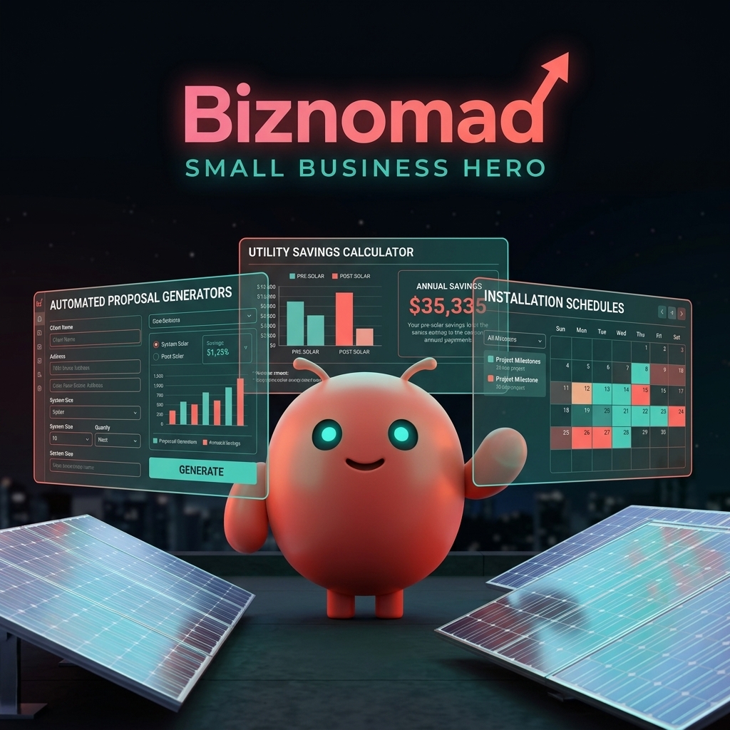 OpenClaw mascot managing solar consultations around the clock